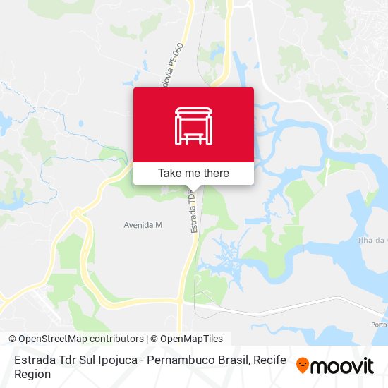 Estrada Tdr Sul Ipojuca - Pernambuco Brasil map