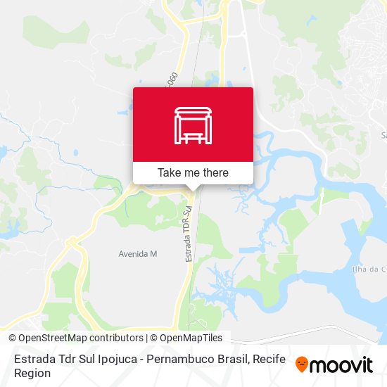 Estrada Tdr Sul Ipojuca - Pernambuco Brasil map