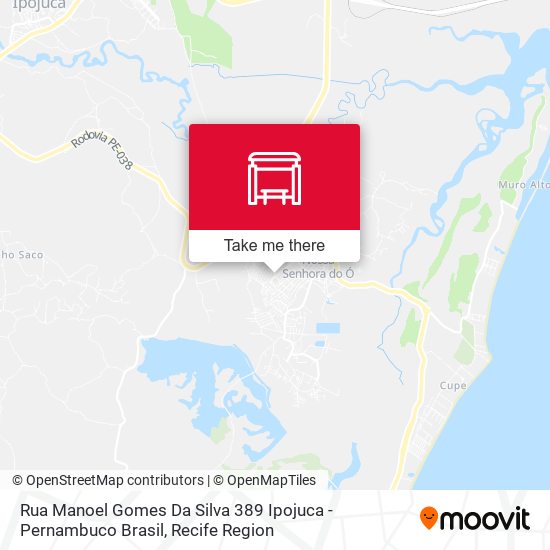 Rua Manoel Gomes Da Silva 389 Ipojuca - Pernambuco Brasil map