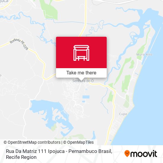 Rua Da Matriz 111 Ipojuca - Pernambuco Brasil map