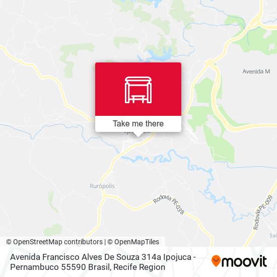 Avenida Francisco Alves De Souza 314a Ipojuca - Pernambuco 55590 Brasil map