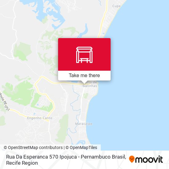 Rua Da Esperanca 570 Ipojuca - Pernambuco Brasil map