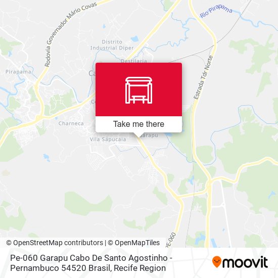 Pe-060 Garapu Cabo De Santo Agostinho - Pernambuco 54520 Brasil map