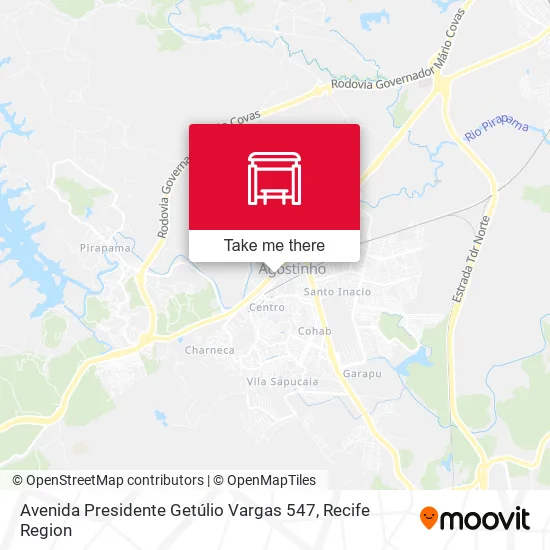 Avenida Presidente Getúlio Vargas 547 map