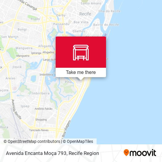 Avenida Encanta Moça 793 map