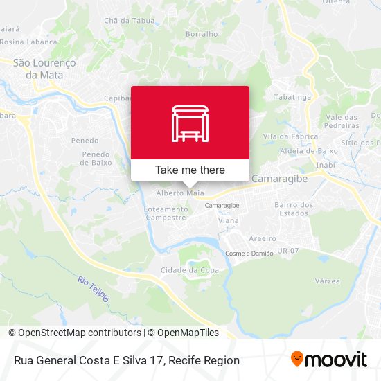 Rua General Costa E Silva 17 map