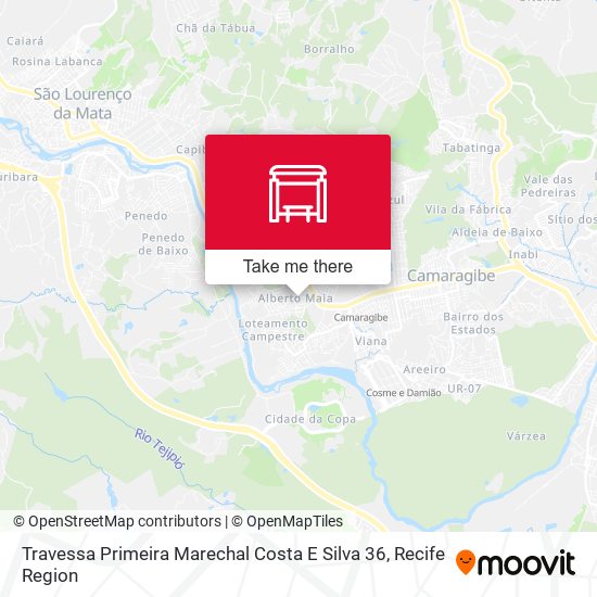 Travessa Primeira Marechal Costa E Silva 36 map