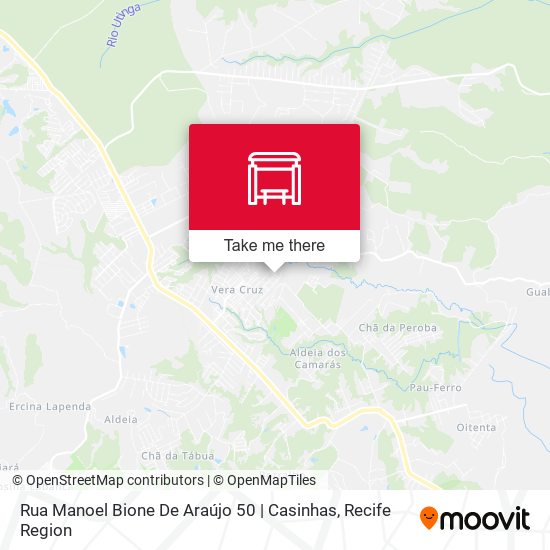 Rua Manoel Bione De Araújo 50 | Casinhas map