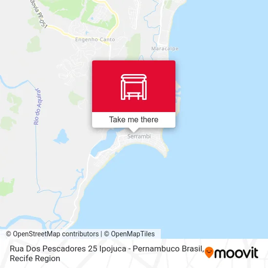 Rua Dos Pescadores 25 Ipojuca - Pernambuco Brasil map