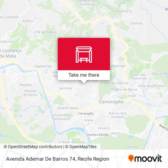 Avenida Ademar De Barros 74 map