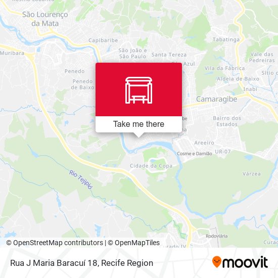 Rua J Maria Baracuí 18 map
