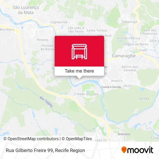 Rua Gilberto Freire 99 map