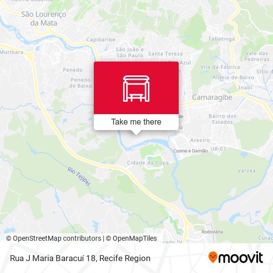 Rua J Maria Baracuí 18 map