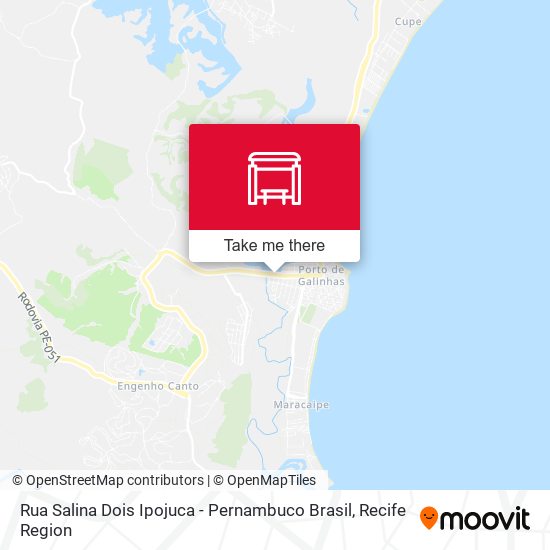 Rua Salina Dois Ipojuca - Pernambuco Brasil map