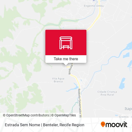 Estrada Sem Nome | Benteler map
