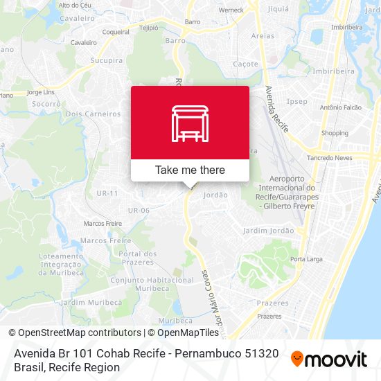 Avenida Br 101 Cohab Recife - Pernambuco 51320 Brasil map