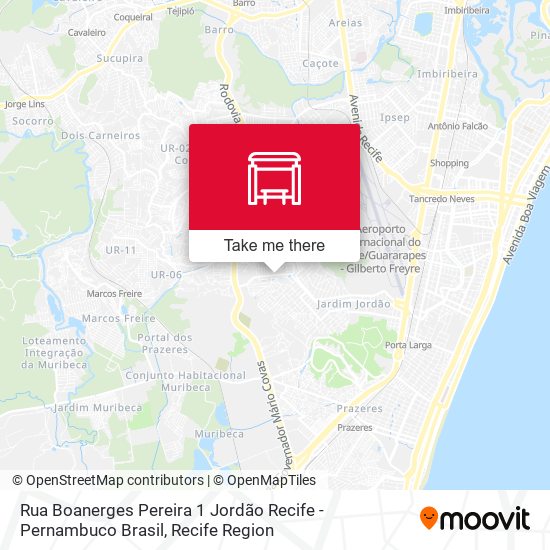 Rua Boanerges Pereira 1 Jordão Recife - Pernambuco Brasil map