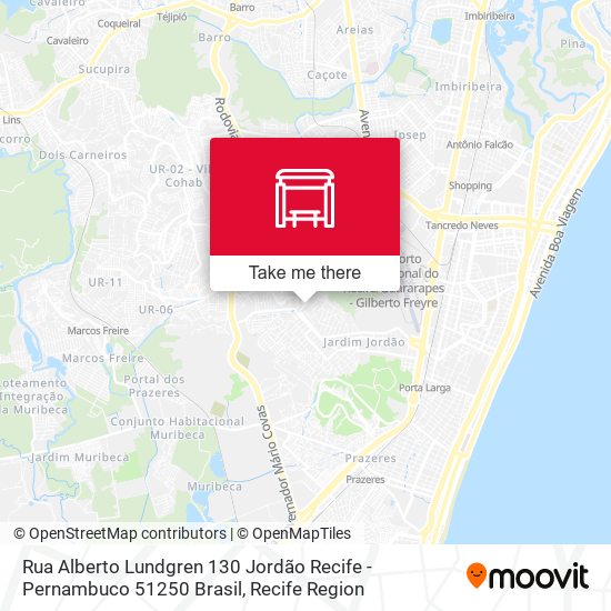 Rua Alberto Lundgren 130 Jordão Recife - Pernambuco 51250 Brasil map