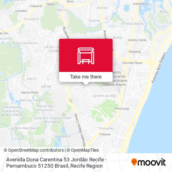 Avenida Dona Carentina 53 Jordão Recife - Pernambuco 51250 Brasil map