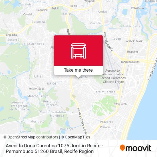 Avenida Dona Carentina 1075 Jordão Recife - Pernambuco 51260 Brasil map