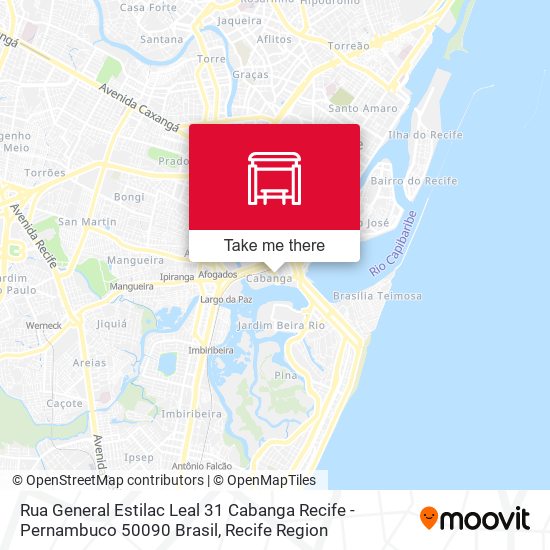 Rua General Estilac Leal 31 Cabanga Recife - Pernambuco 50090 Brasil map