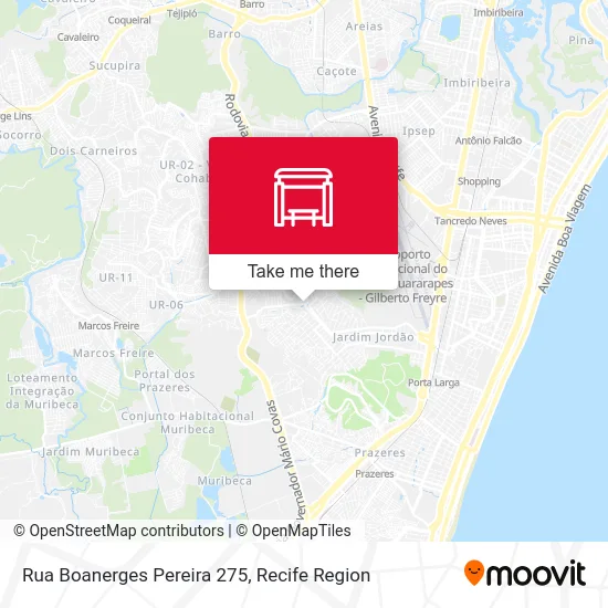 Rua Boanerges Pereira 275 map
