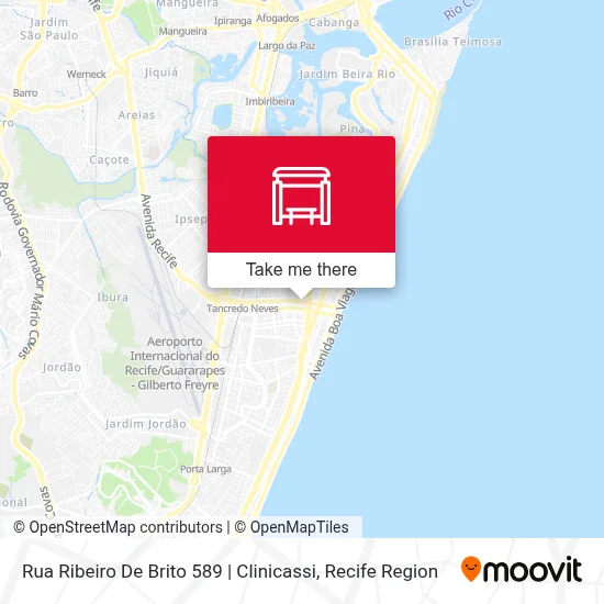 Rua Ribeiro De Brito 589 | Clinicassi map