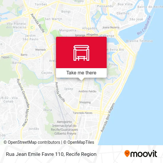 Rua Jean Emile Favre 110 map