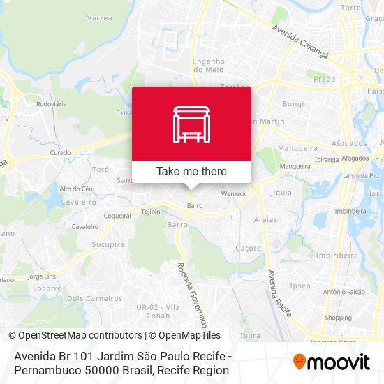 Avenida Br 101 Jardim São Paulo Recife - Pernambuco 50000 Brasil map