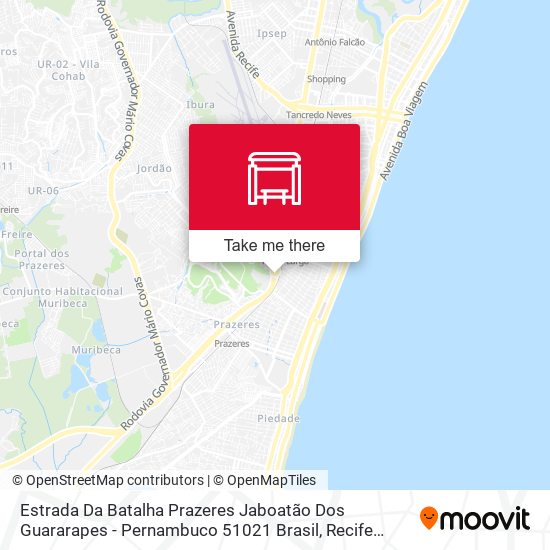 Estrada Da Batalha Prazeres Jaboatão Dos Guararapes - Pernambuco 51021 Brasil map
