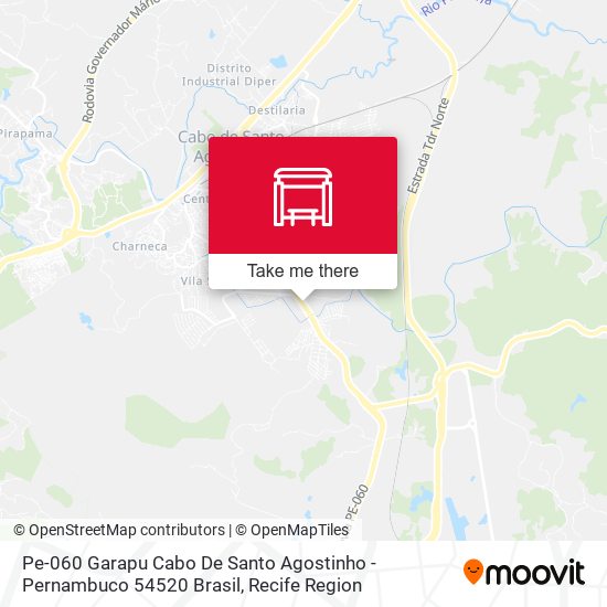 Pe-060 Garapu Cabo De Santo Agostinho - Pernambuco 54520 Brasil map