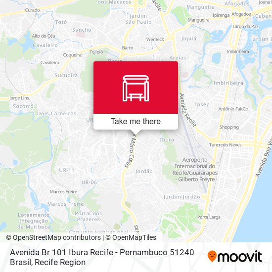 Avenida Br 101 Ibura Recife - Pernambuco 51240 Brasil map