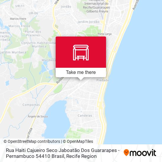 Rua Haiti Cajueiro Seco Jaboatão Dos Guararapes - Pernambuco 54410 Brasil map