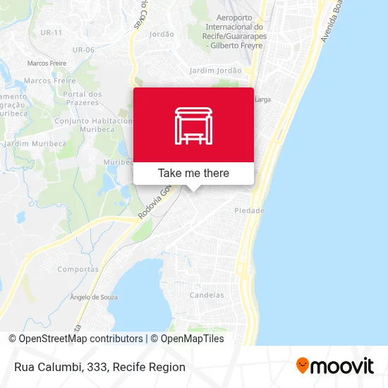 Rua Calumbi, 333 map