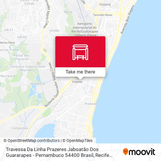 Travessa Da Linha Prazeres Jaboatão Dos Guararapes - Pernambuco 54400 Brasil map