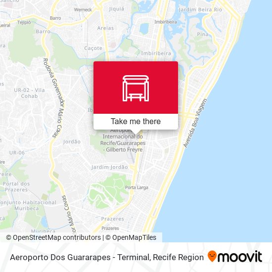 Aeroporto Dos Guararapes - Terminal map