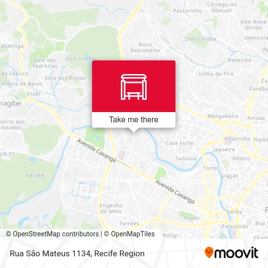 Rua São Mateus 1134 map