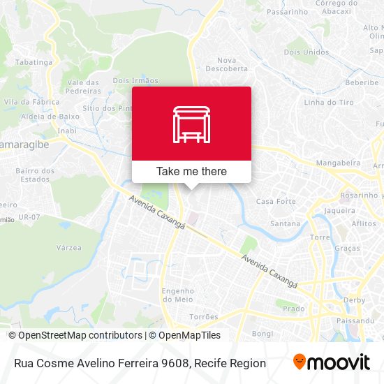 Rua Cosme Avelino Ferreira 9608 map
