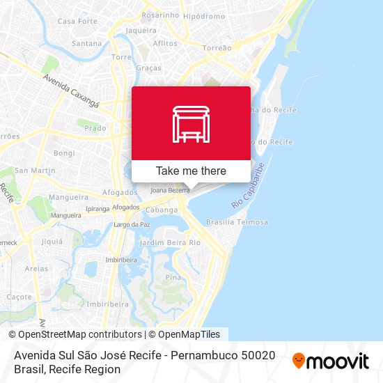 Avenida Sul São José Recife - Pernambuco 50020 Brasil map