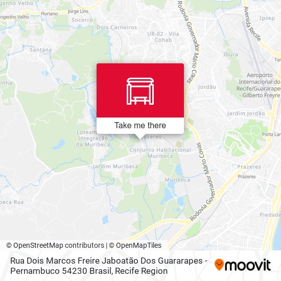 Rua Dois Marcos Freire Jaboatão Dos Guararapes - Pernambuco 54230 Brasil map