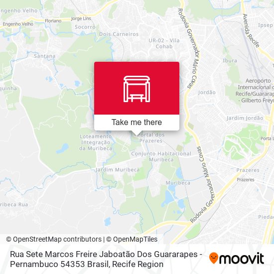 Rua Sete Marcos Freire Jaboatão Dos Guararapes - Pernambuco 54353 Brasil map