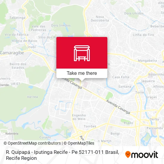 R. Quipapá - Iputinga Recife - Pe 52171-011 Brasil map