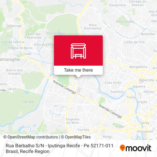 Rua Barbalho S / N - Iputinga Recife - Pe 52171-011 Brasil map