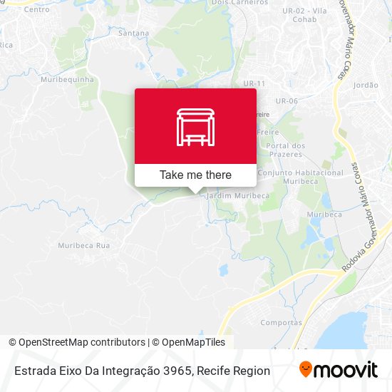Estrada Eixo Da Integração 3965 map
