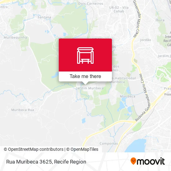 Rua Muribeca 3625 map