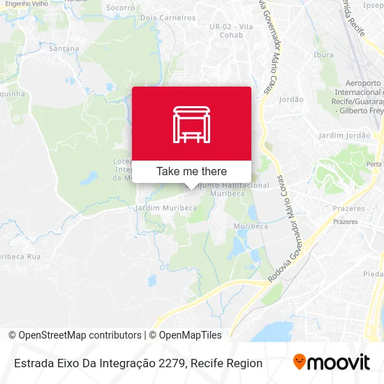 Estrada Eixo Da Integração 2279 map