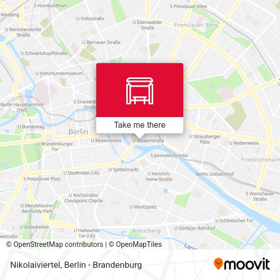 Nikolaiviertel map