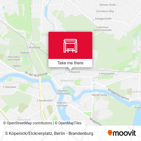 Карта S Köpenick/Elcknerplatz