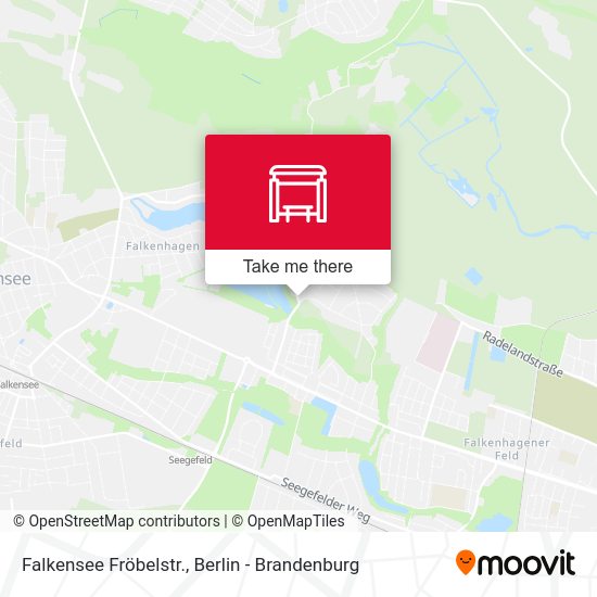 Карта Falkensee Fröbelstr.