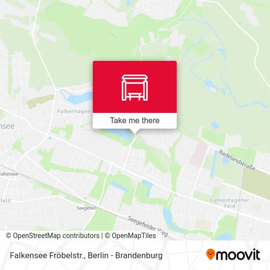 Карта Falkensee Fröbelstr.